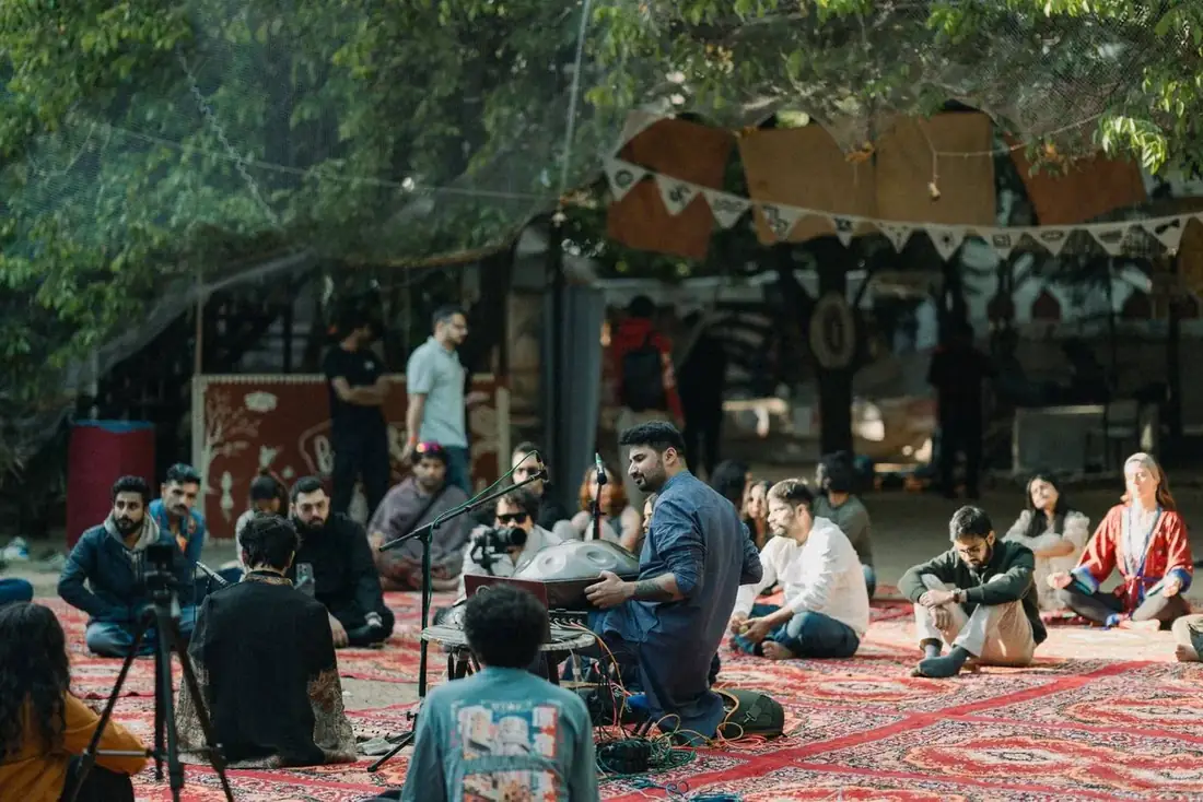 A circle gathering