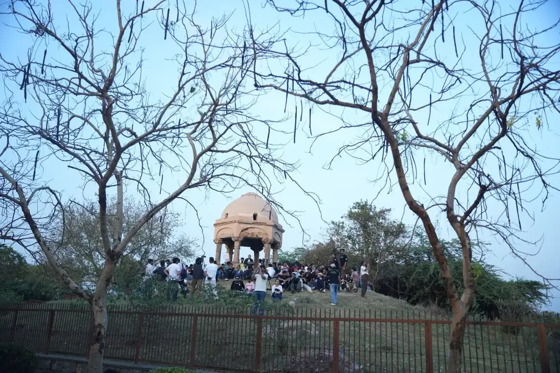 A gathering at the ruins
